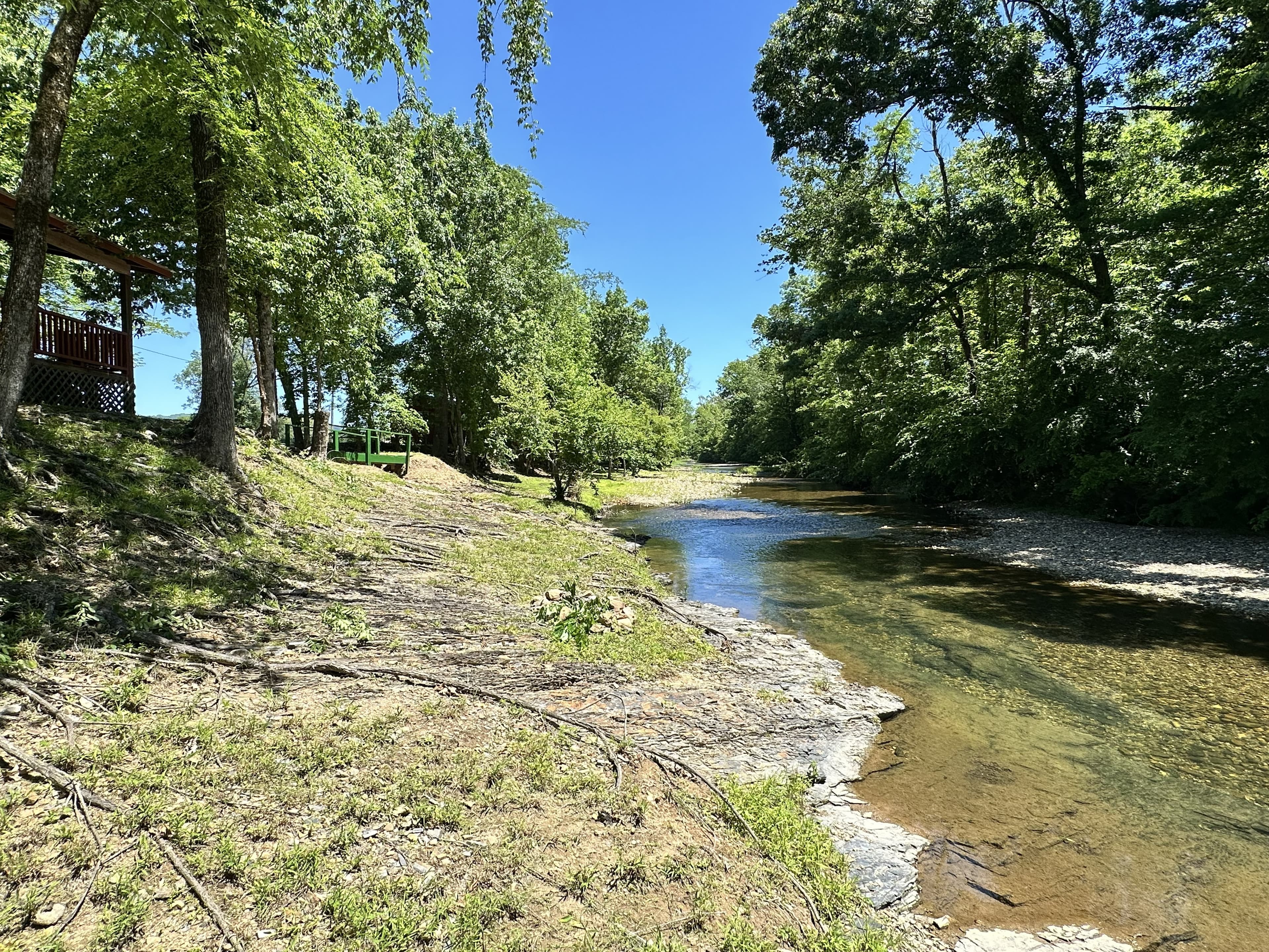 Creekside cabin stay at At Living Water Cabins