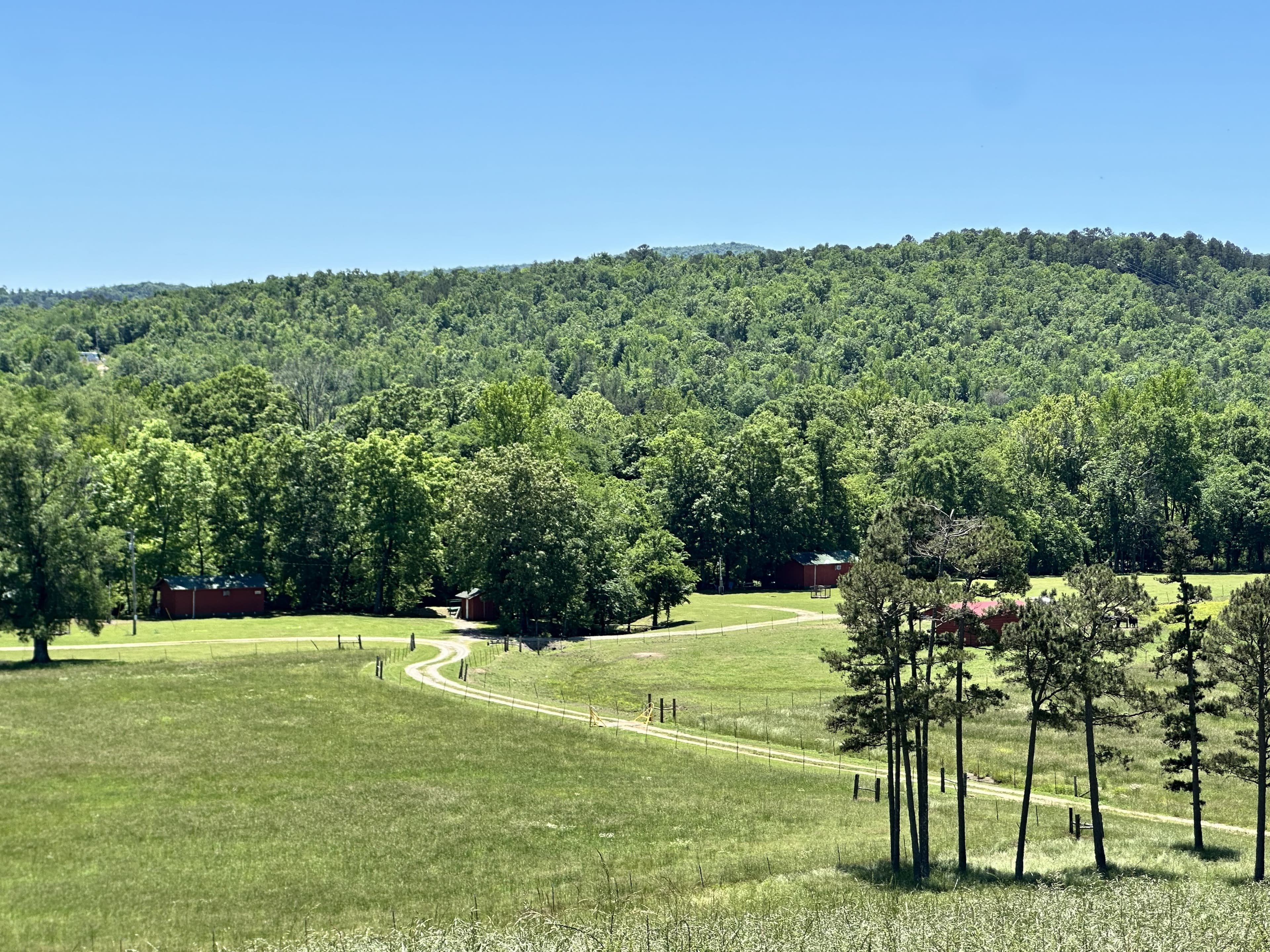 Creekside cabins in the Ouachita Mountains of Arkansas