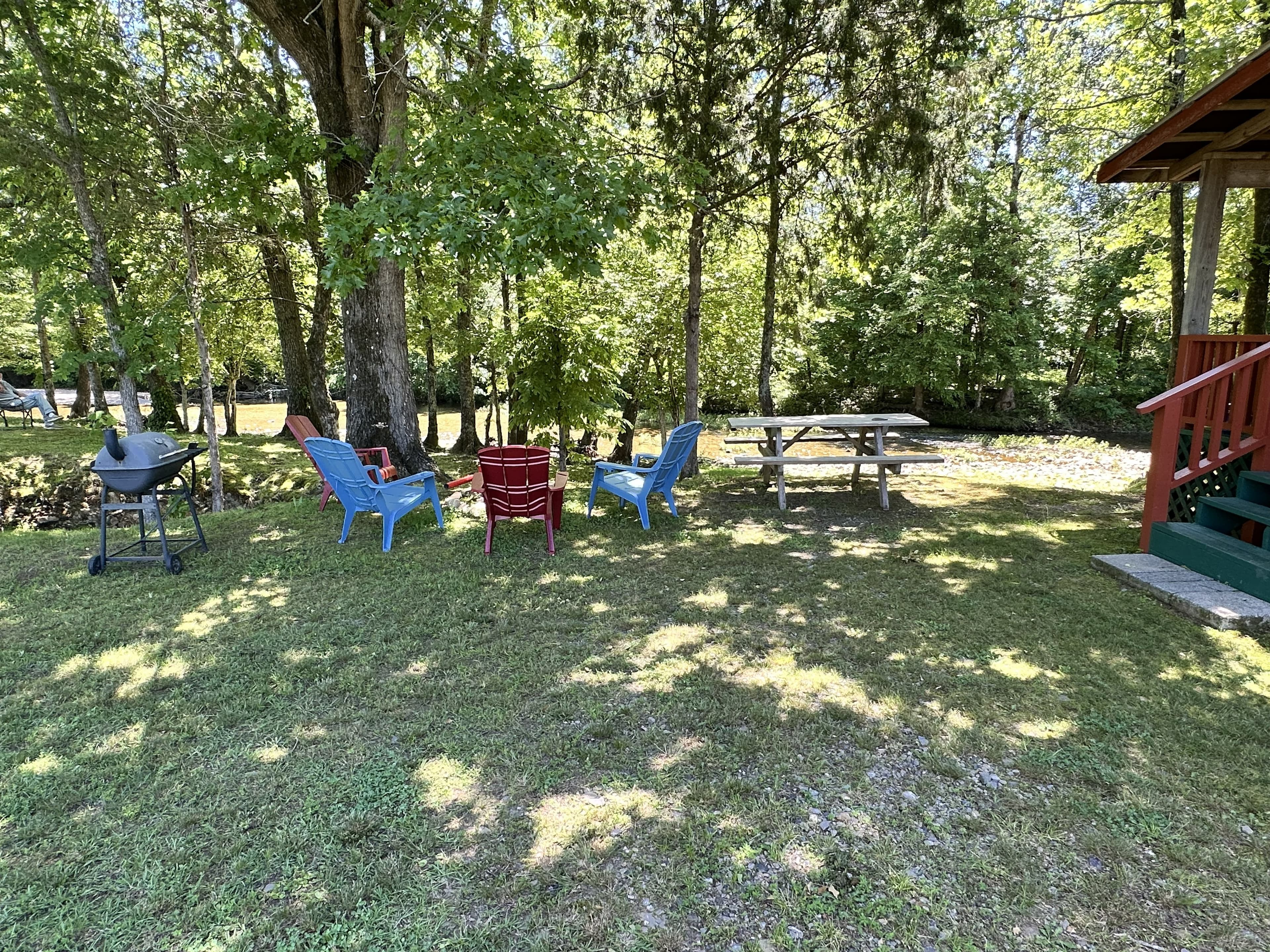 Creekside cabins in the Ouachita Mountains of Arkansas