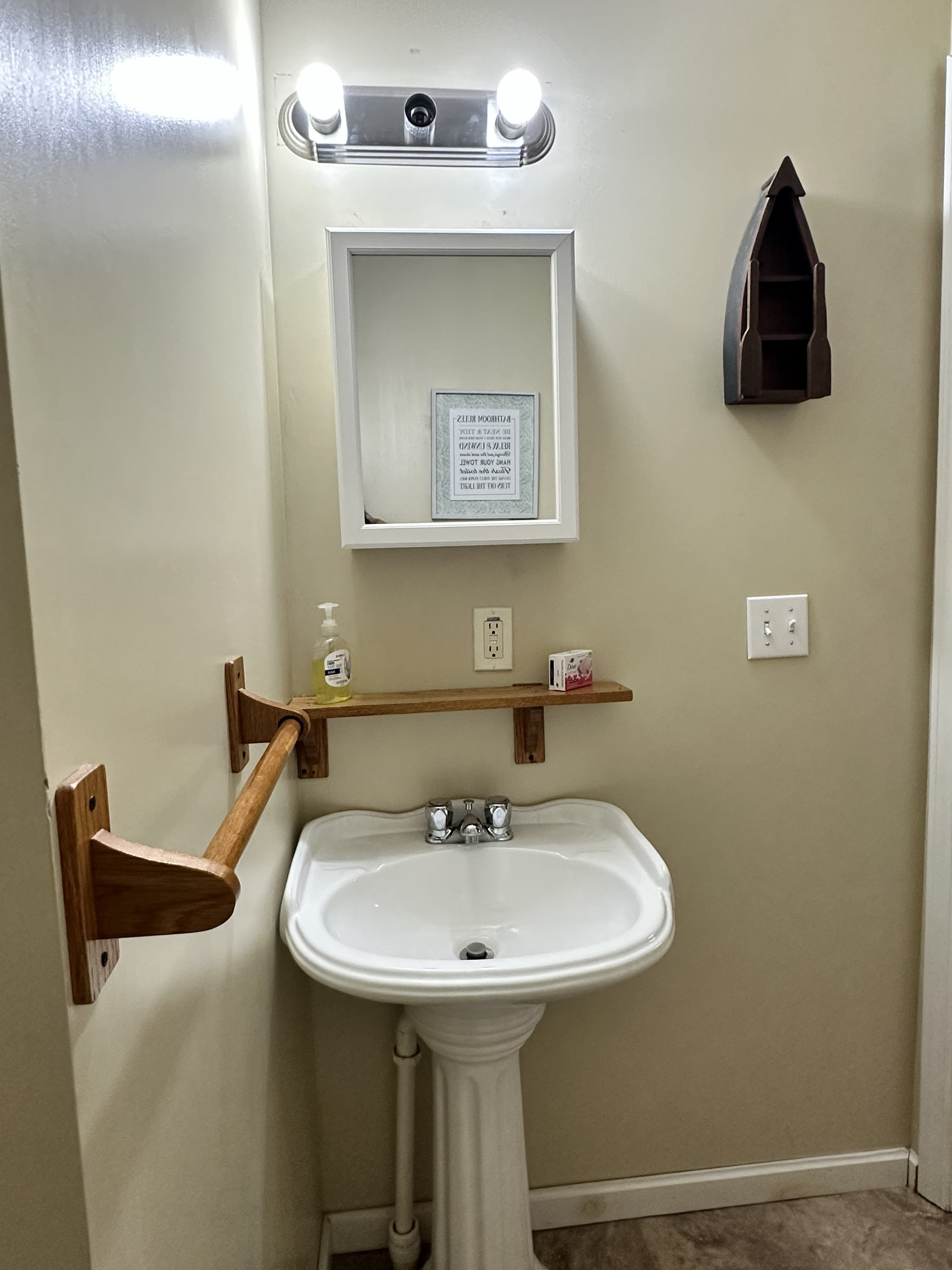Peace Cabin Peace Bathroom